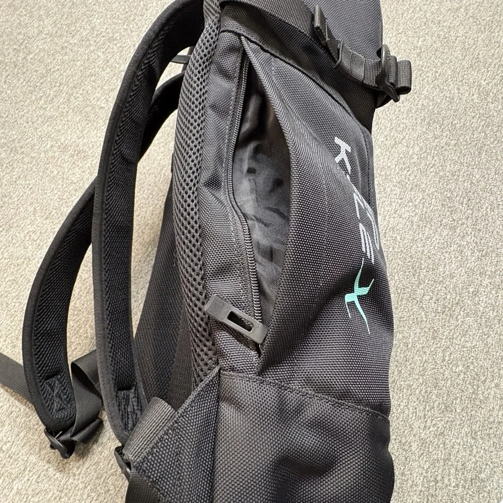 KAPPA Laptop Backpack Blue Black Y2K Strap School College Skate